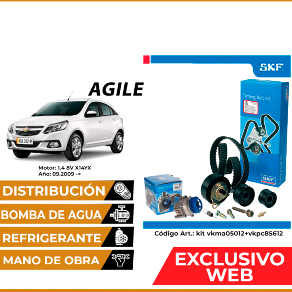 Kit distribucion para Chevrolet Agile
