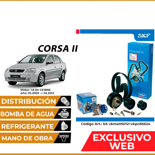 Kit distribucion para Chevrolet Corsa 2