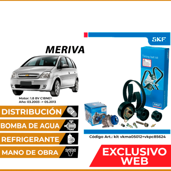 Kit distribucion para Chevrolet Meriva