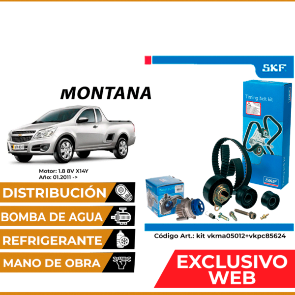 Kit distribucion para Chevrolet Montana