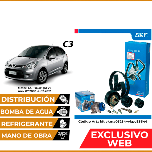 Kit distribucion para Citroen C3