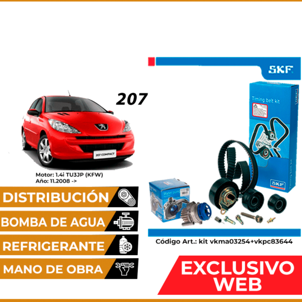 Kit distribucion para Peugeot 207