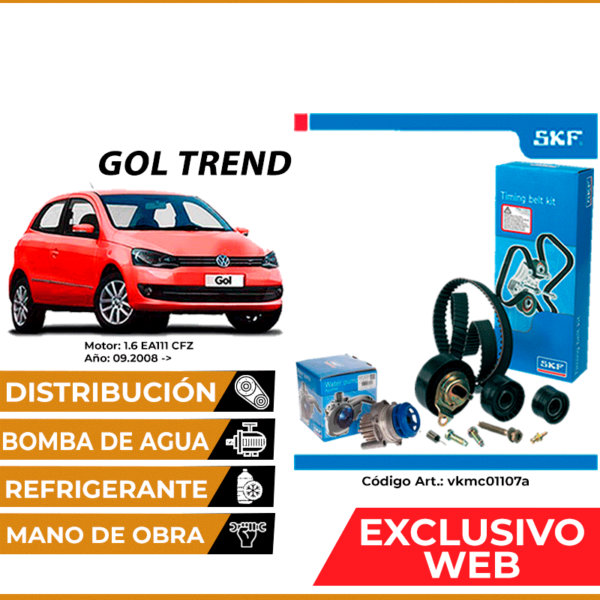 Kit distribucion para Volkswagen Gol Trend