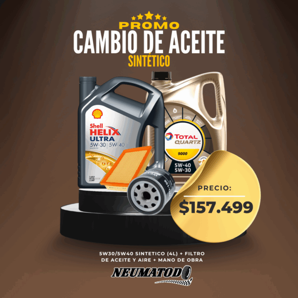 Promo Cambio de Aceite Sintético Plus